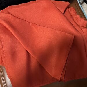 Burnt Orange tablecloths